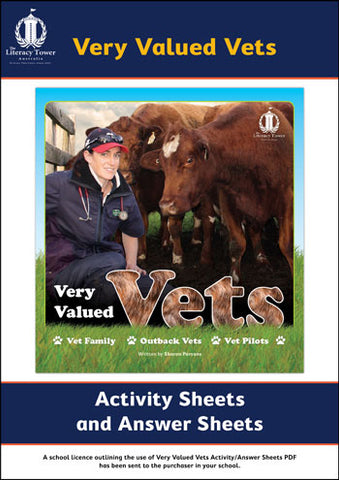 Very Valued Vets Activity / Answer Sheets PDF