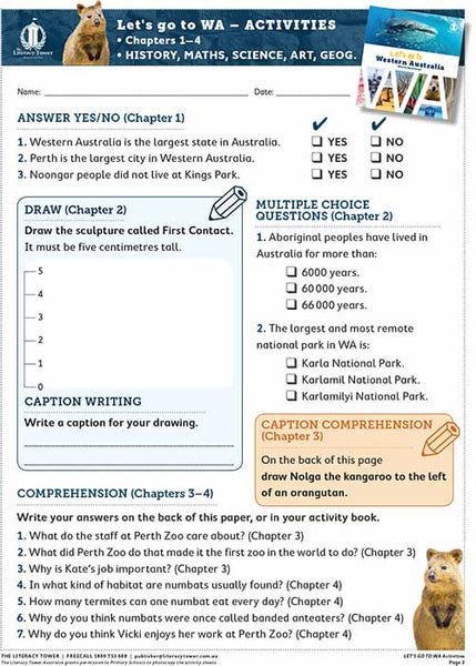 Let's Go to Western Australia (Years 2–4)