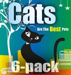 Cats are the Best Pets 6-pack (Level 16)  20% Discount