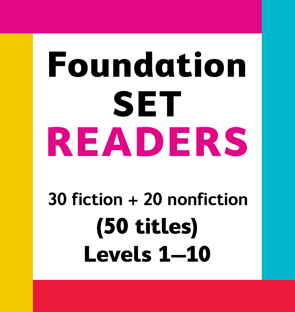 (35% Discount) Foundation Year Set (Levels 1-10) 50 titles + free puppets)