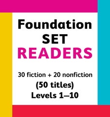 Foundation Year SET (50 Levels 1-10 titles) + 50 FREE Teacher Editions