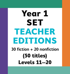 Teacher Editions YEAR 1 SET (50 titles @ Levels 11–20)