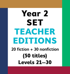 Teacher Editions Levels 21–30 SET (Year 2) 50 Titles