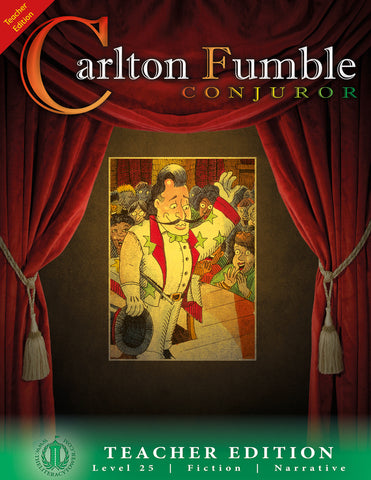 (paired fiction) Carlton Fumble, Conjuror (Teacher Edition - Level 25)