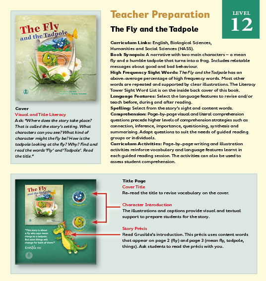 The Fly and the Tadpole (Teacher Edition - Level 12)