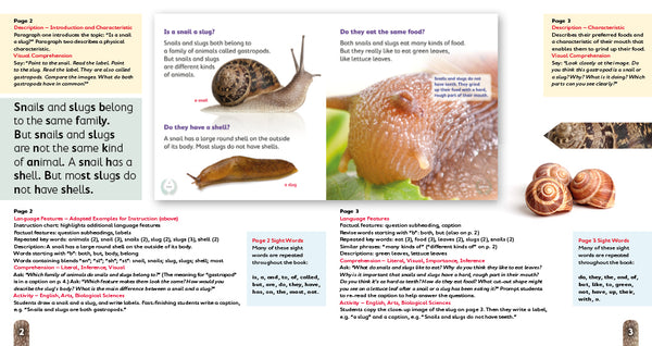 Is a Snail a Slug? (Teacher Edition - Level 12)