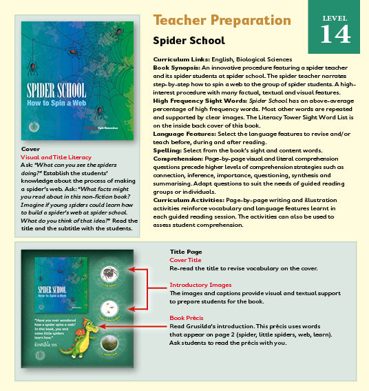 Spider School: How to Spin a Web 6-pack (Level 14)  20% Discount