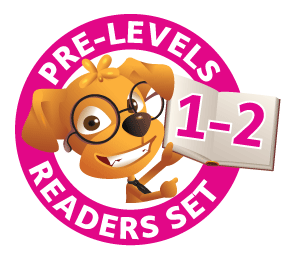(35% discount) Pre-levels 1 and 2 Readers Set (10 titles + FREE puppet)
