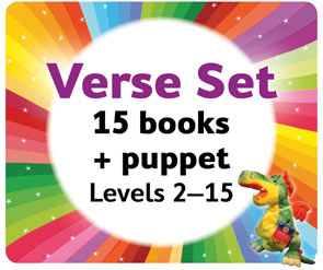 VERSE/POETRY SET (15 titles + puppet) 60% Discount